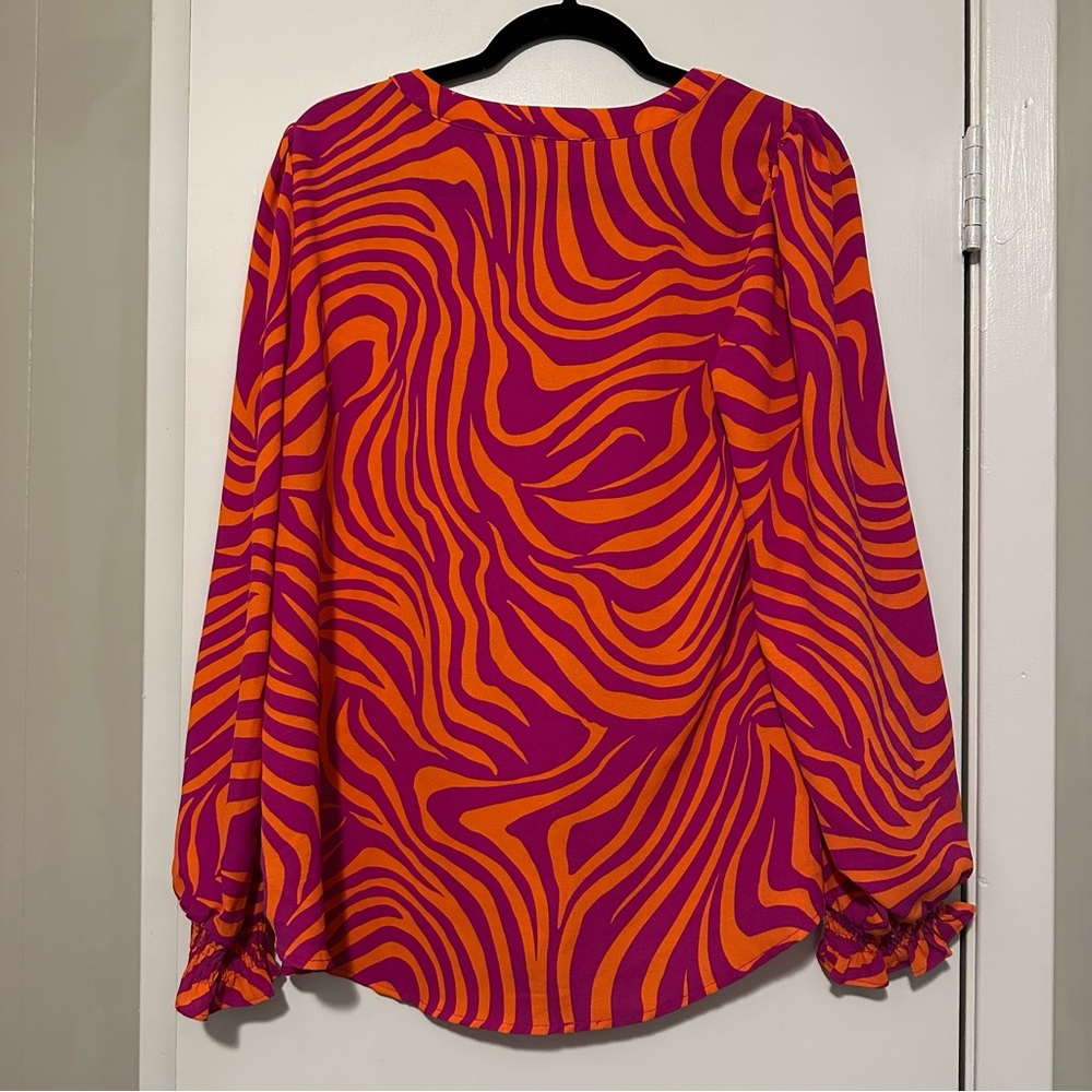 Jodifl Wild Journey Top pink orange size M - Picture 3 of 6